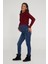Slim Fit Likralı Hamile Jean Orta Mavi Pantolon 1025 2