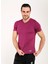 Erkek Bordo T-Shirt W1113 1