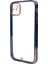 iPhone 11 Uyumlu Kılıf Clear Airbag Sert Plastik Kılıf Koyu Lacivert 1