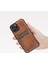 Apple iPhone 12 Pro Capri Antik Kahverengi Deri Arka Telefon Kılıfı 5