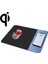 10W Aydınlatma Kablosuz Şarj Kauçuk Mouse Pad Mavi (Yurt Dışından) 2