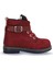 24161 Bordo Kız Çocuk Bebek Günlük Uzun Bilekli Kalın Taban Sneaker Spor Bot Ayakkabı 2