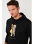 Baskı Detaylı Pamuklu Kapüşonlu Slim Fit Sweat Erkek Sweat 5905236 1