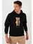 Baskı Detaylı Pamuklu Kapüşonlu Slim Fit Sweat Erkek Sweat 5905236 2