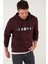 Pamuklu Baskılı Kapüşonlu Slim Fit Sweat Erkek Sweat 5905238 3