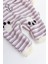 Tavşan Figürlü Kapüşonlu Içi Peluş Kız Bebek Tulum 5