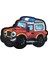 Polis Jeep 17 Pcs Eğitici Ahşap Puzzle FBP01 1