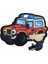 Polis Jeep 17 Pcs Eğitici Ahşap Puzzle FBP01 2