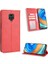 Xiaomi Redmi Note 9 Pro Retro Cüzdan Kılıf - Kırmızı (Yurt Dışından) 1