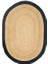 Agra Jute Black Oval 2