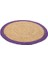 Agra Jute Purple Oval 3
