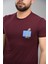 Mnt 2194 Bas. Sup. T-Shirt Vişne 4