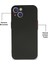 Caseworld Apple iPhone 13 Kapak Mat Siyah Yumuşak Silikon Kılıf 2