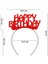 Happy Birthday Taç - Kırmızı 2