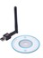 Wifi Alıcı Kablosuz Kart 300M Kablosuz Kart Bilgisayar USB Kablosuz Kart Konektörü Siyah (Yurt Dışından) 2