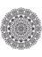 HD109 Damask Home Dekor Stencil 45 x 45 cm 1