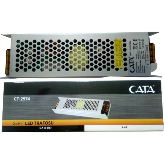 Cata 5 Amper Şerit LED Trafosu CT-2574 12 Volt