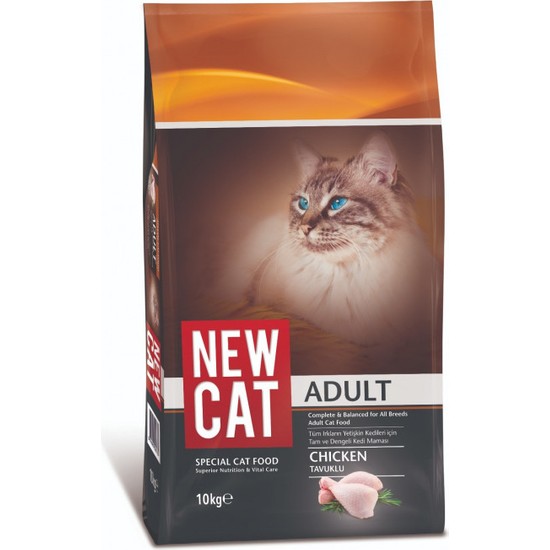 New Cat Tavuklu Yetişkin Kedi Maması 10 kg