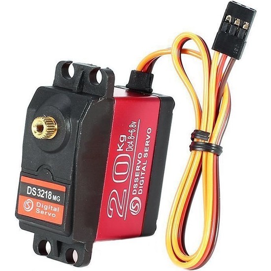 DS3218MG Servo 20kg – Digital, Metallgetriebe, Für RC Auto & Helikopter