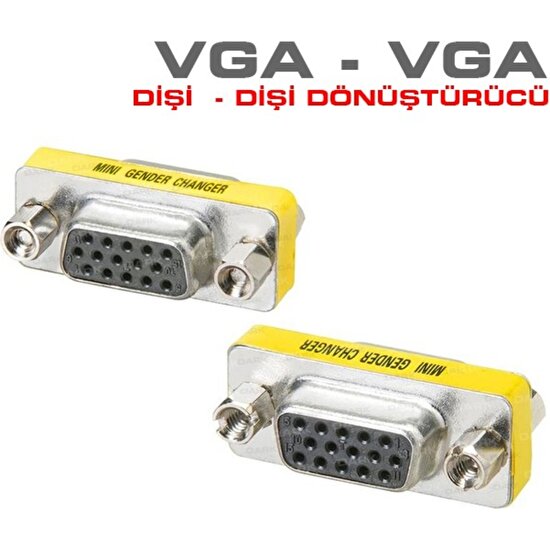 Lorex VGA To VGA Dişi Dişi Çevirici 15 Pin Dönüştürücü Adaptör