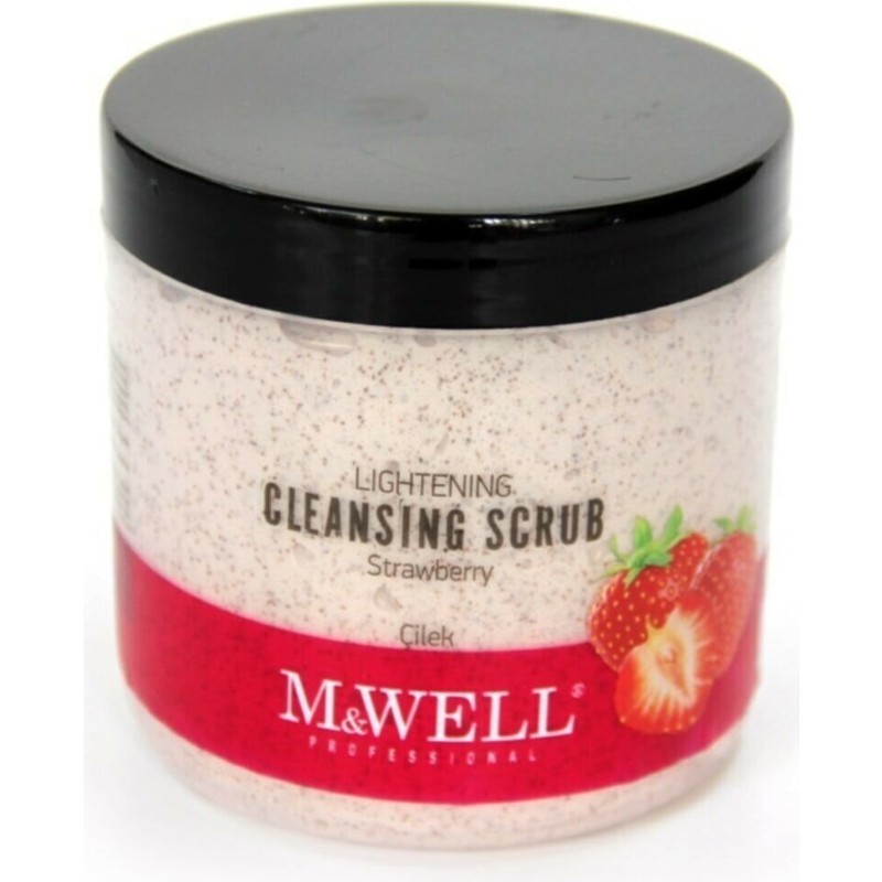 M&Well Peeling Sucrub Maske Çilek 500 ml Cilt Arındırıcı ve Işıltı Verici Etki