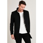 Buratti Relaxed Fit Düğmeli Dik Yaka Kaşe Kaban Erkek KABAN 5840099