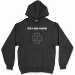 Cix Cix Rammstein Siyah Kapşonlu Sweatshirt Hoodie