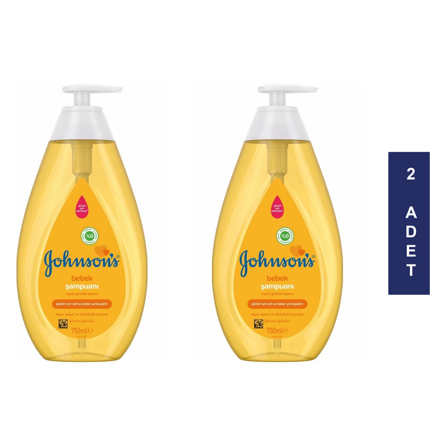 Johnsons Baby Johnson's Baby Şampuan 2 x 750 ml Fiyatı