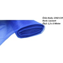 Dantelux Bohça Süsleme Tülü (1,5 x  3 Metre) 2342-C19 Lacivert