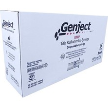Genject Steril Dental Enjektör 2,5 cc 3p 27G x 40MM 250 Adet