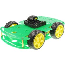 Motorobit 4WD Yeşil Şase Tekerlekli Araba Kiti