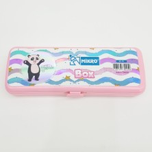 Mikro M-70 Tek Bölmeli Panda Temalı Kalem Kutusu Pembe