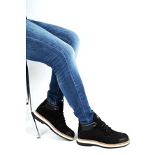 Pierre Cardin 77534 Siyah Nubuk %100 Deri Kışık Erkek Bot