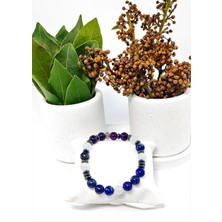 Taş Rüyası Ametist Lapis Lazuli Hematit Akuamarin Bileklik