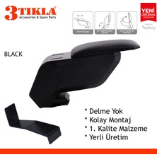 3 Tıkla Renault Clio Hb 2003 Delmesiz Çelik Ayaklı Siyah Kolçak Kol Dayama