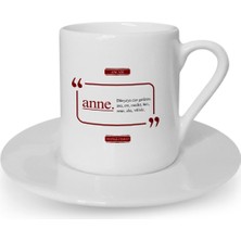 Kişiye Özel Anne Türk Kahvesi Fincanı - 2-2