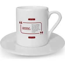 Kişiye Özel Anne Türk Kahvesi Fincanı - 2