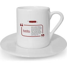 BK Kişiye Özel Kardeş Türk Kahvesi Fincanı - 1