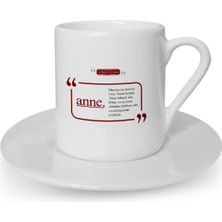 Kişiye Özel Anne Türk Kahvesi Fincanı - 1