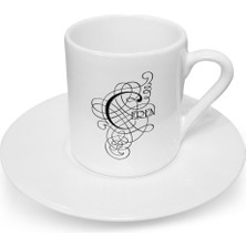 BK Kişiye Özel C Harfli Türk Kahvesi Fincanı (Model 2)