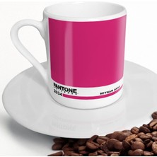 BK Kişiye Özel Isimli Pantone 2034 Kahve Fincanı