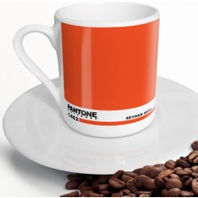 BK Kişiye Özel Isimli Pantone 1462 Kahve Fincanı
