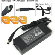 Afila Hp Compaq 6710S, 6715B  NOTEBOOK Adaptörü Şarj - 19V 4.74A (Uc:5.0*7.4)