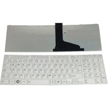Afila Toshiba Satellite L50, L50-A, L50-A-1CZ, L50D Notebook Klavyesi - (Beyaz Tr)