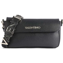 Mario Valentino Siyah Mıknatıslı Kadın Omuz Çantası