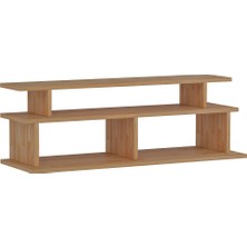 Wood Face Woodface Ella Televizyon Sehpası 120X40 cm Doğal Ahşap Özel Tasarım