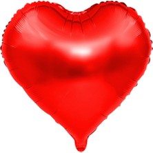 Partipan Kırmızı Kalp Folyo Balon 45 cm