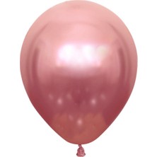 Partipan Pembe Krom Balon 10 Adet