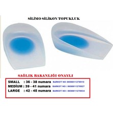Silimo Ortopedik Anatomik Silikon Topuk Tabanlığı
