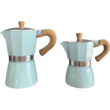 Cafe Avm Espresso Moka Pot 6 Cup Ahşap